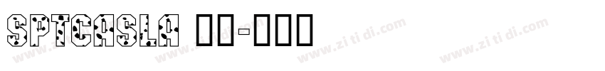 SPTCASLA 常规字体转换